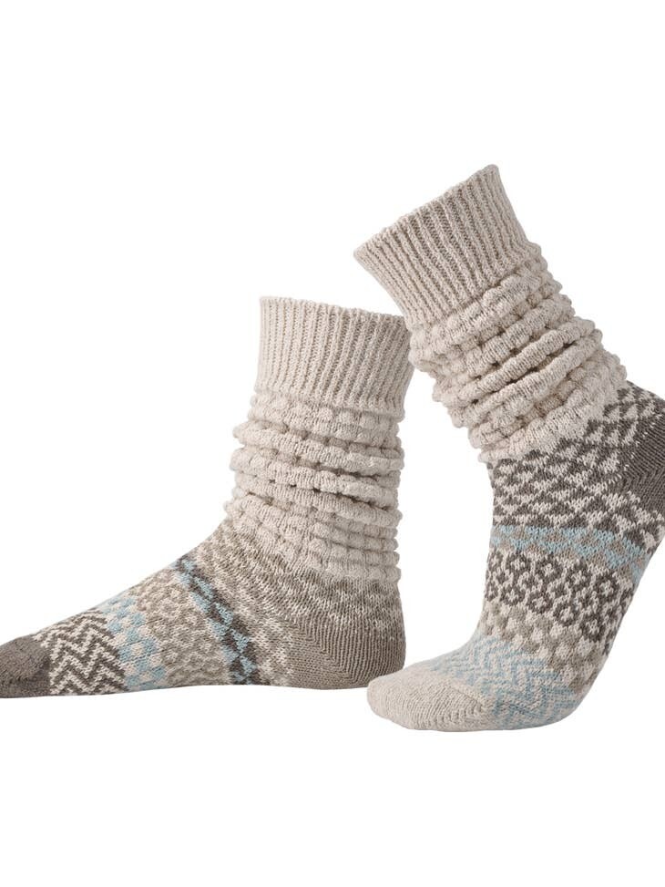 Fusion Slouch Socks - Seashell - Small / Seashell