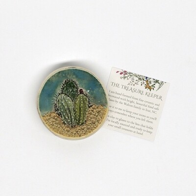 Dish Bowl - Cactus Trio  Handmade USA