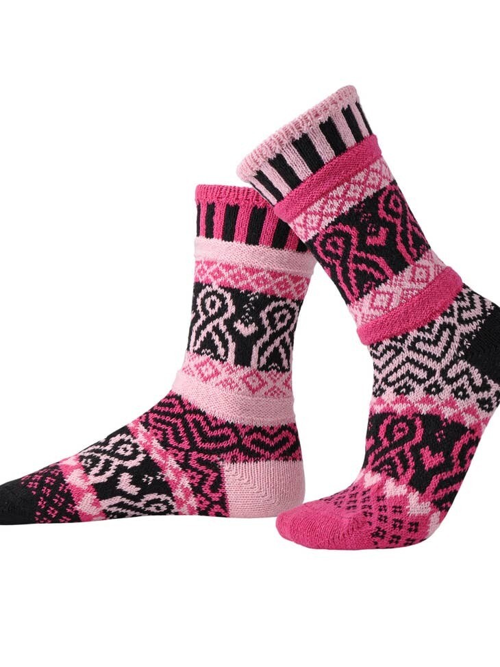 Pinktober Crew Socks - M (Women8-10/Men7-9)