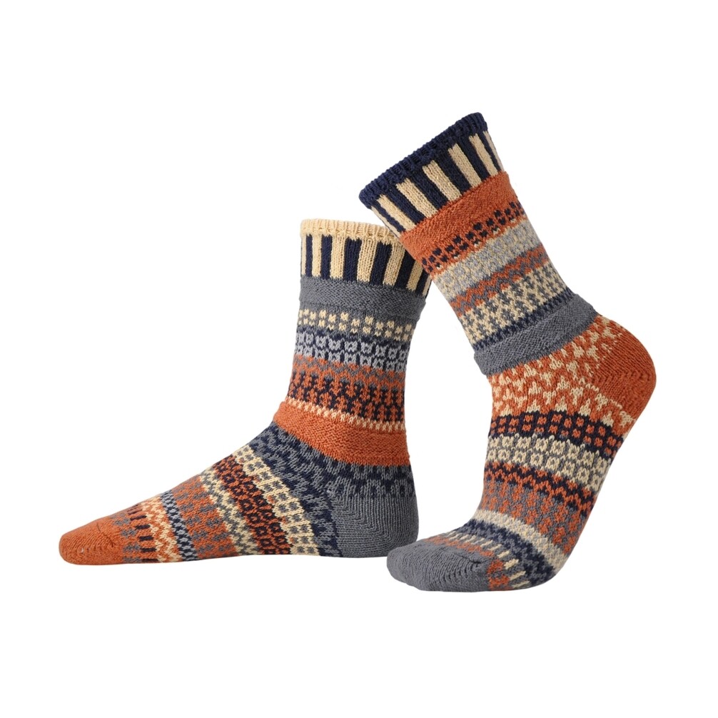 Nutmeg Crew Socks - M (Women8-10/Men7-9)