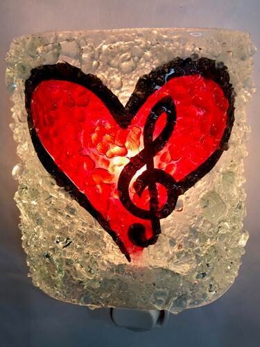 Music Heart Night Light Music Heart Night Light
