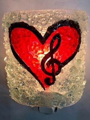 Music Heart Night Light Music Heart Night Light