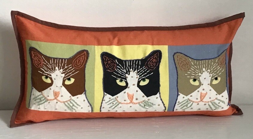 Pillow Tom Dick Harry Red