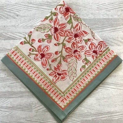 Napkins Frangipani White S/2