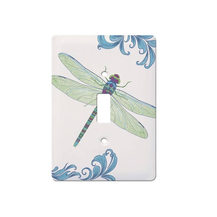 Dragonfly Ceramic Single Switch Wall Floater Plate