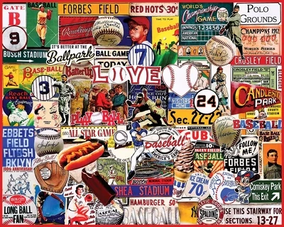 I Love Baseball puzzle