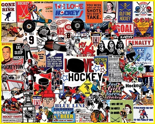 I Love Hockey puzzle