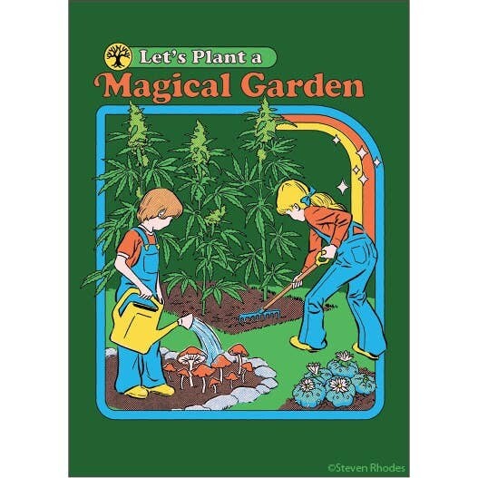 Let&#39;s plant a magical garden Magnet