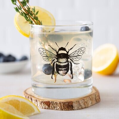 Bee Whiskey Glass