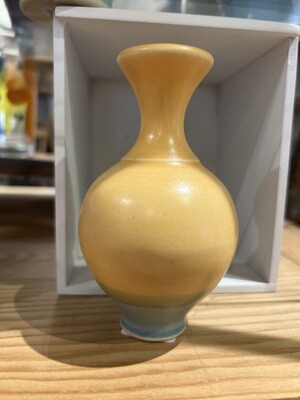 Bud Vase Yellow/lt Blue
