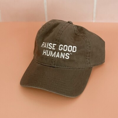 RAISE GOOD HUMANS® Baseball cap - Gray