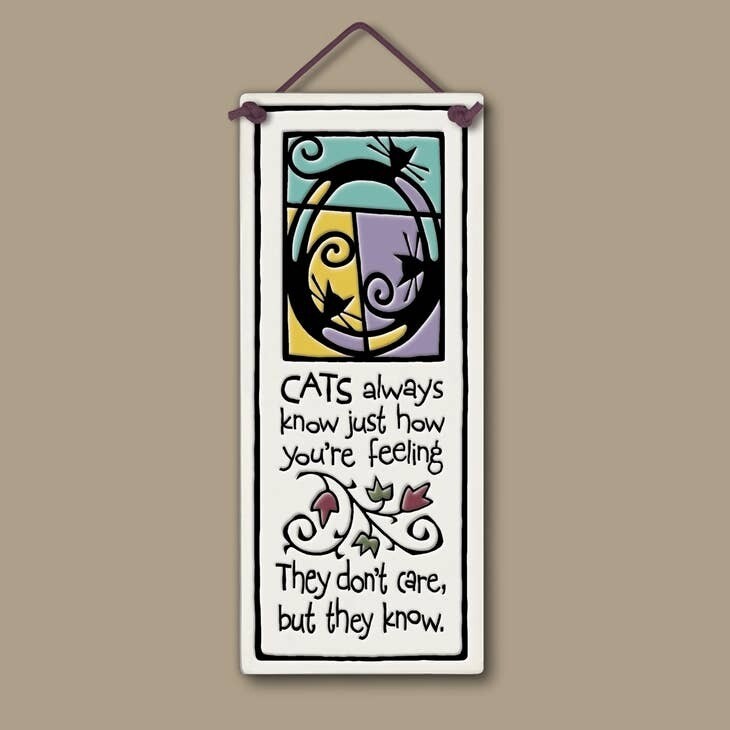 385 - Cats Always Know Wall Art 385 - Cats Always Know Wall Art