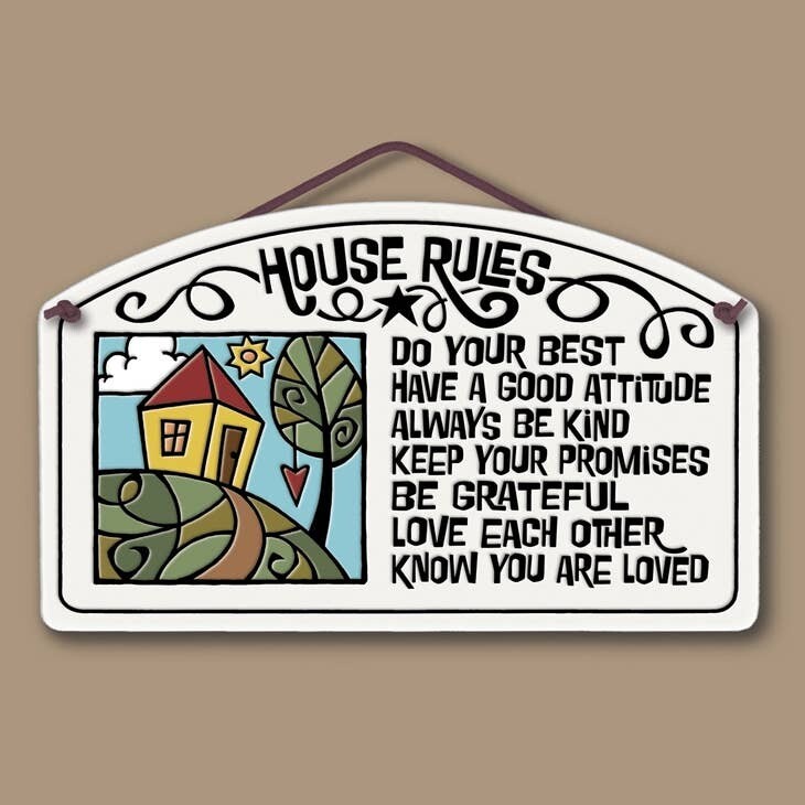 707 - House Rules Wall Art 707 - House Rules Wall Art