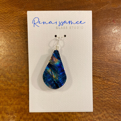 Necklace Teardrop RB Green