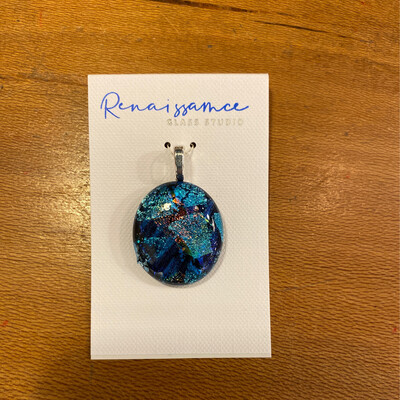 Necklace Round RB blue