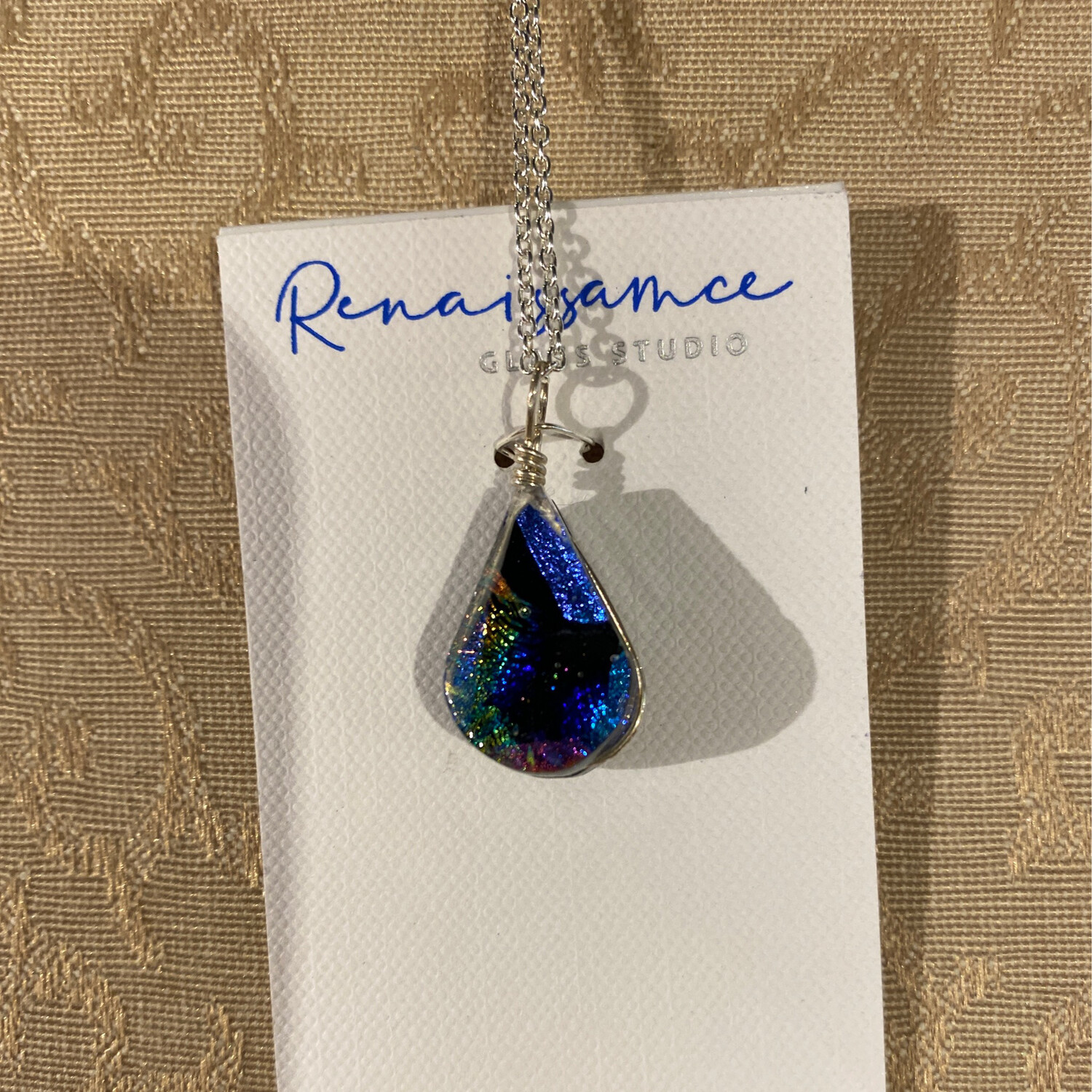 Necklace Lotus Crazy Quilt