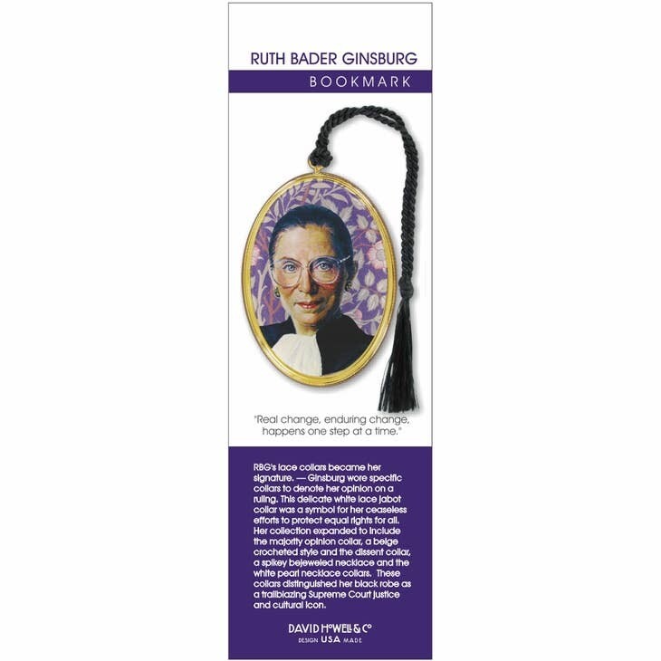 Ruth Bader Ginsberg Metal Bookmark Ruth Bader Ginsberg Metal Bookmark