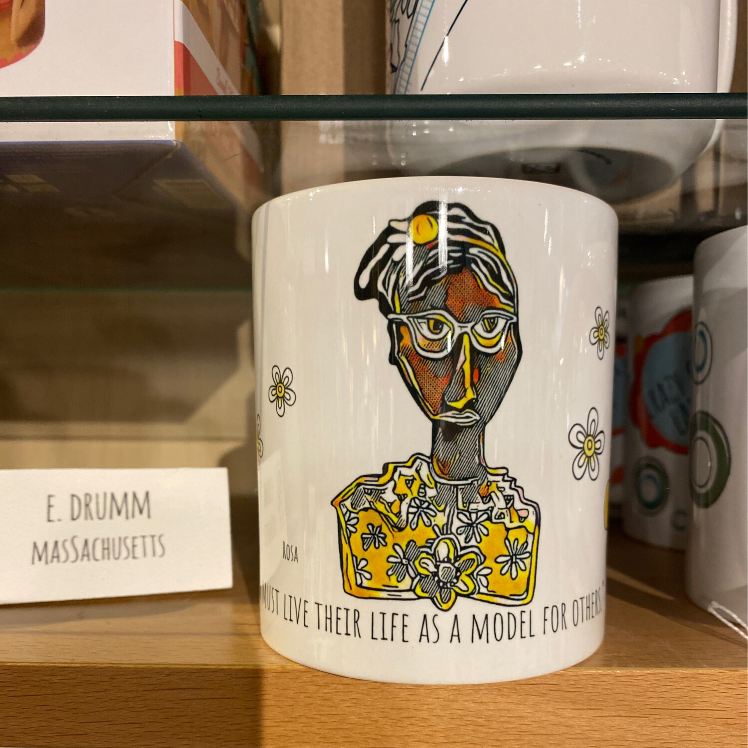 &quot;Rosie&quot; Ceramic Mug-Rosa Parks