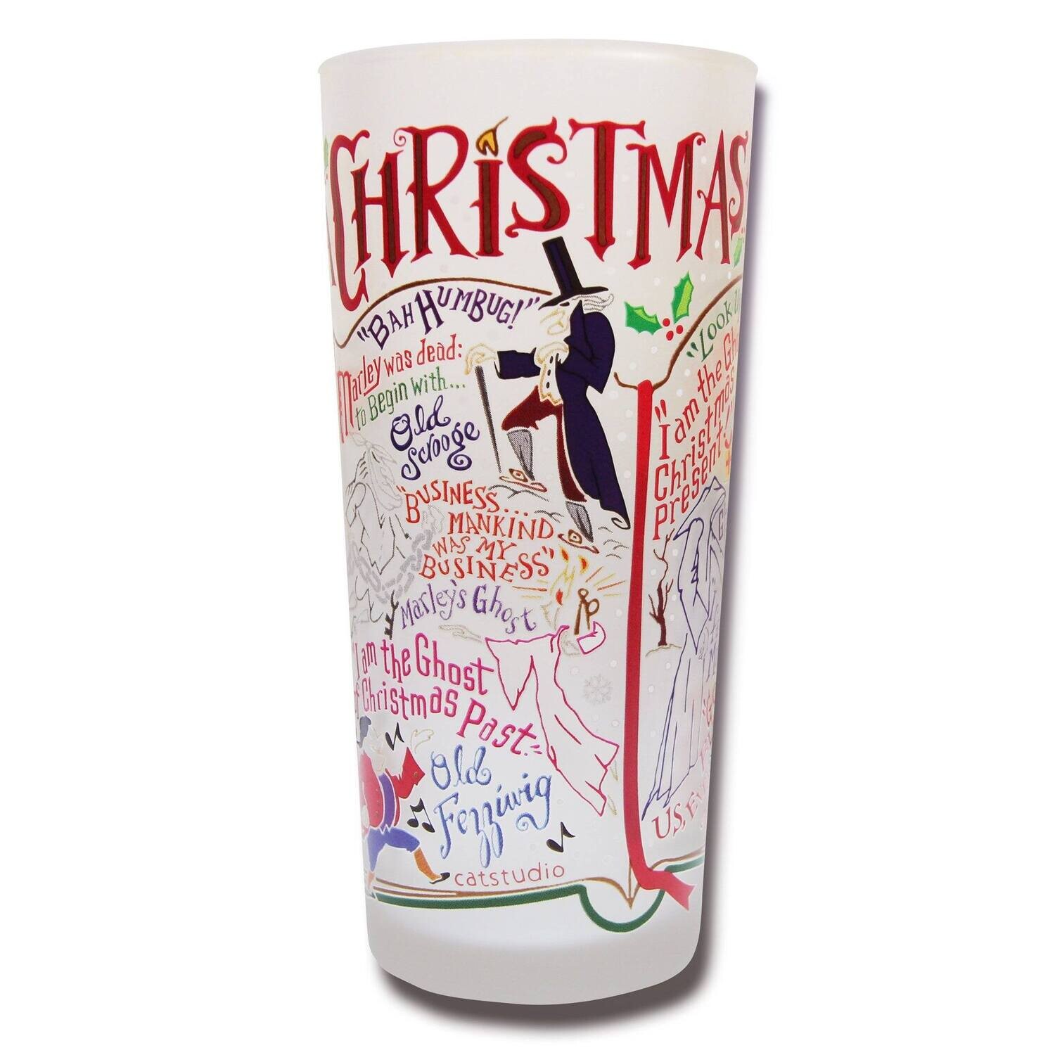 Christmas Carol Glass NO RETURN