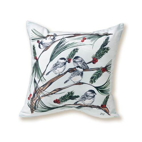 Chickadee Pillow 16"x16"