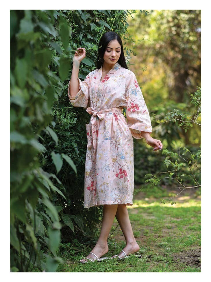 Sardinia Pink Grapefruit Kimono