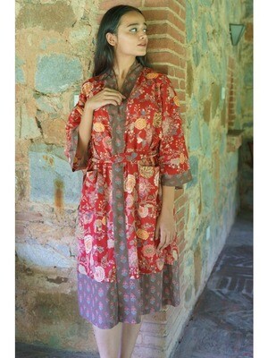 MALABAR RED KIMONO