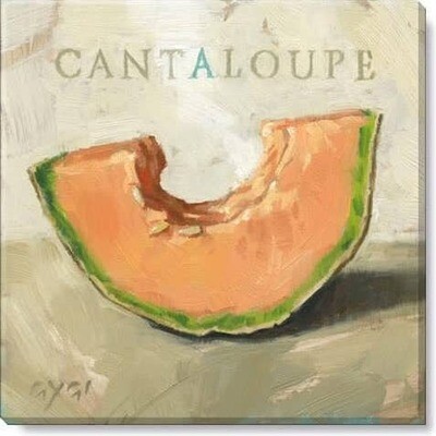 CANTALOUPE GICLEE WALL ART 9&quot;Lx9&quot;Wx1&quot;H