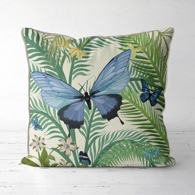 Butterfly Garden Sunlight 3 Pillow - 18x18inch