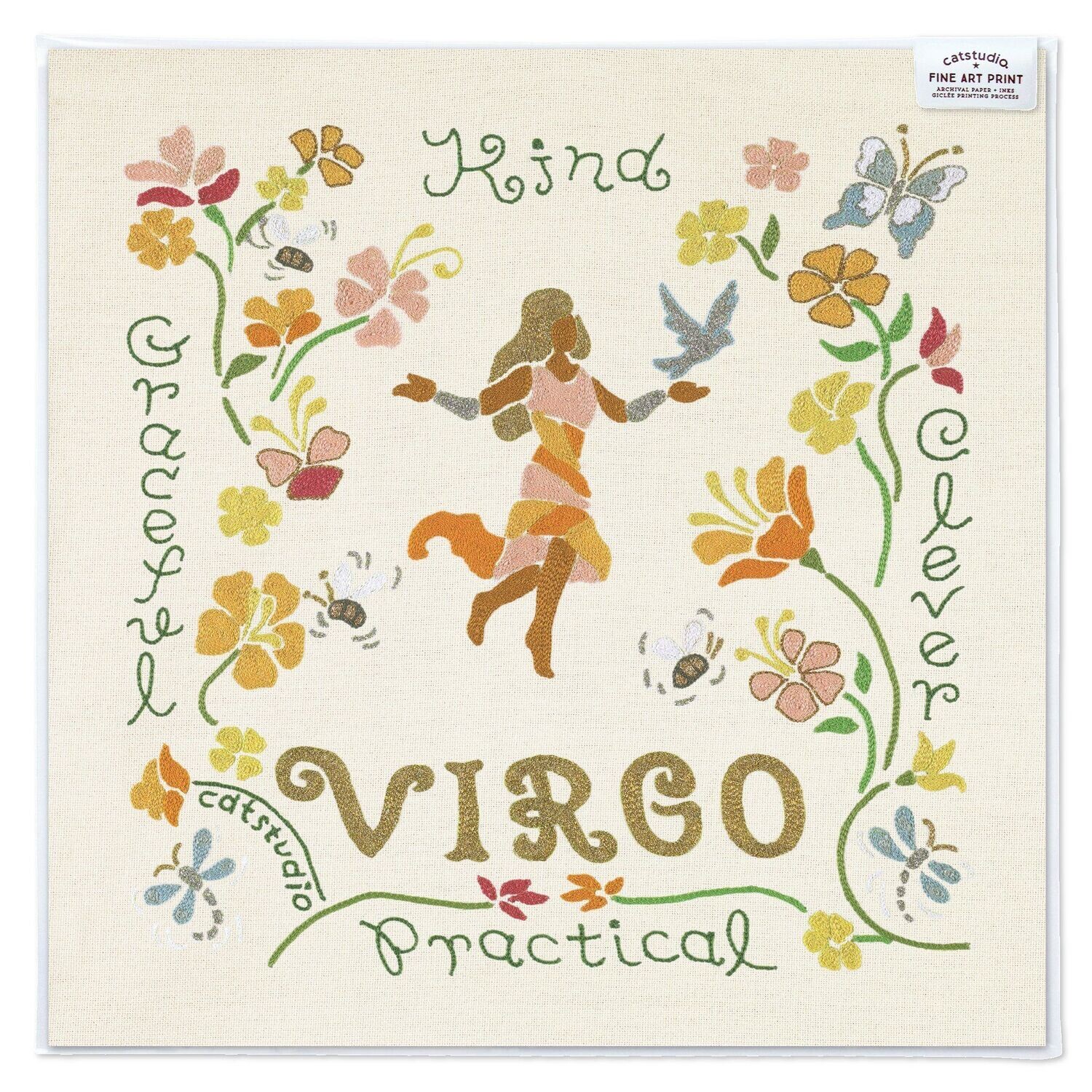 Virgo 8x8 Print