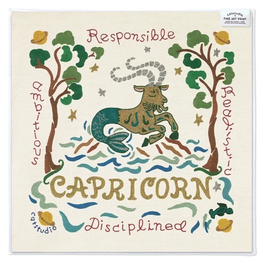 Capricorn 8x8 Print