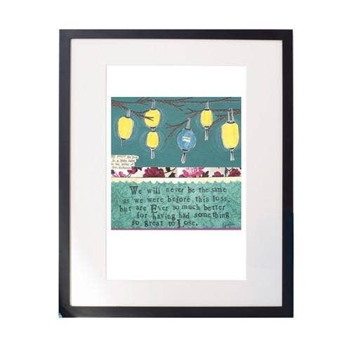 Before This Loss Matted Print