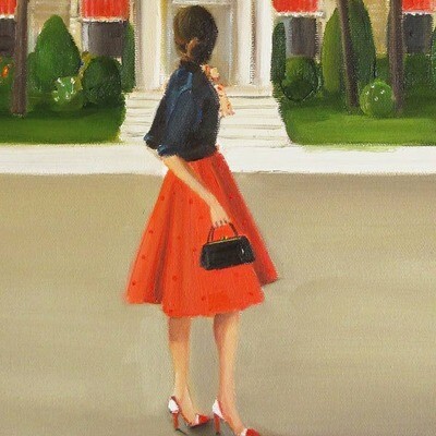 This Is The Place She Had Been Heading All Her Life 11&quot;x16&quot;