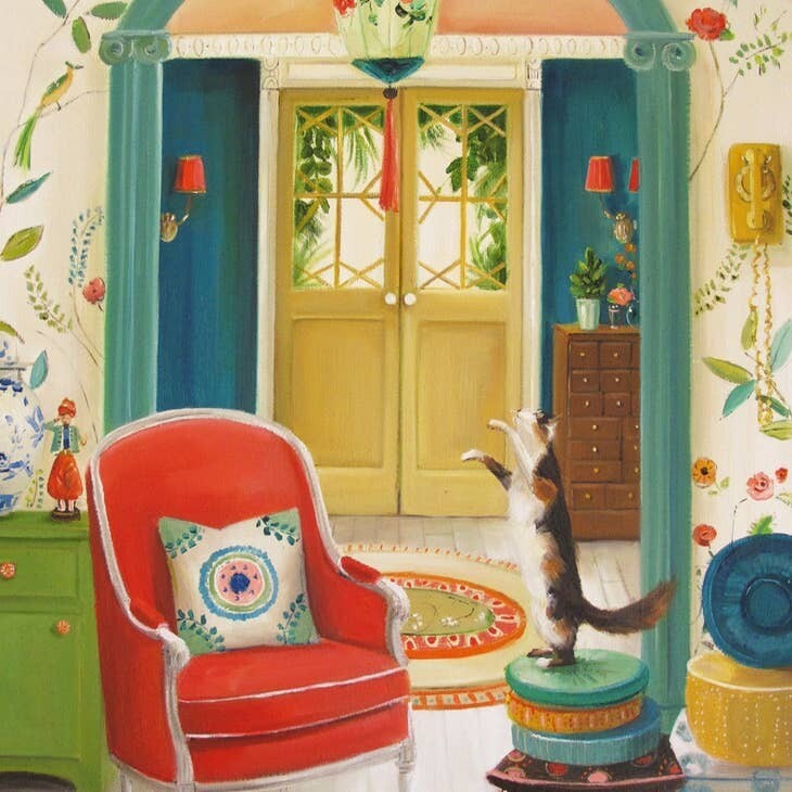 Gypsy And The Tassel Art Print - 8.5&quot; X 11&quot;