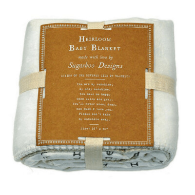 You Are My Sunshine Heirloom Baby Blanket - 36&quot; x 36&quot;