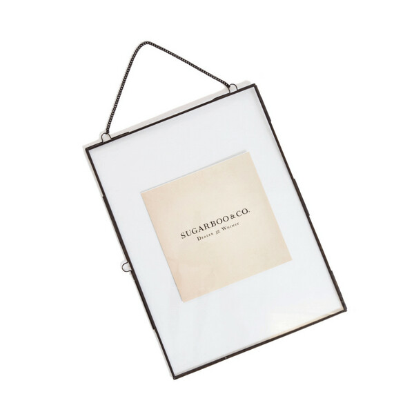 Metal Wall Hanging Picture Frame w/ Metal Chain - 14.5&quot;x19&quot;