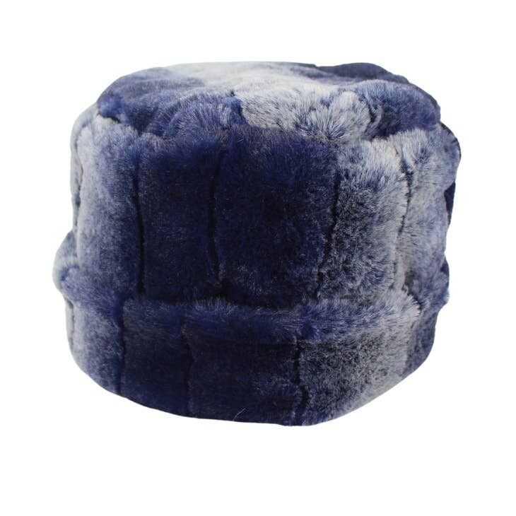 Faux Fur Hat - 51 | Navy