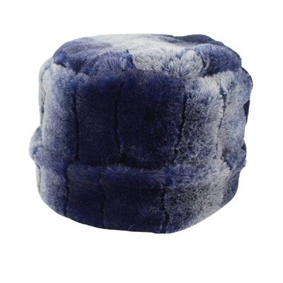 Faux Fur Hat - 51 | Navy