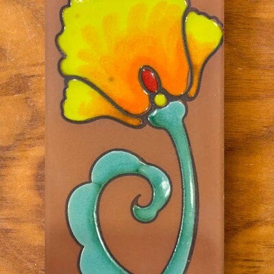 Terra Cotta Poppies - Left / Cork