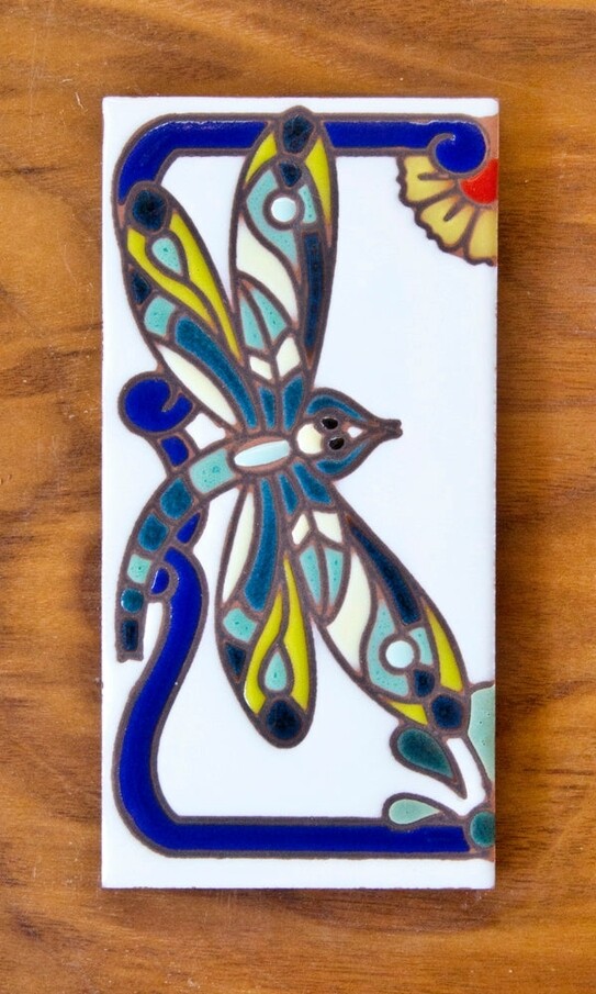 Dragonfly: White & Royal Blue - Left End Cap Dragonfly: White & Royal Blue - Left End Cap