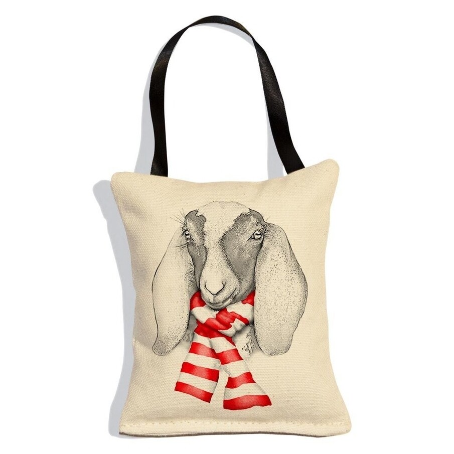 Goat with Scarf Ornament