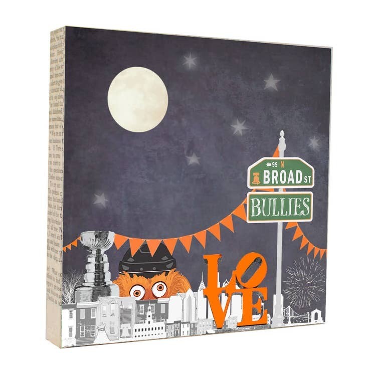 Broad Street Bullies 5x5 Art Block Broad Street Bullies 5x5 Art Block