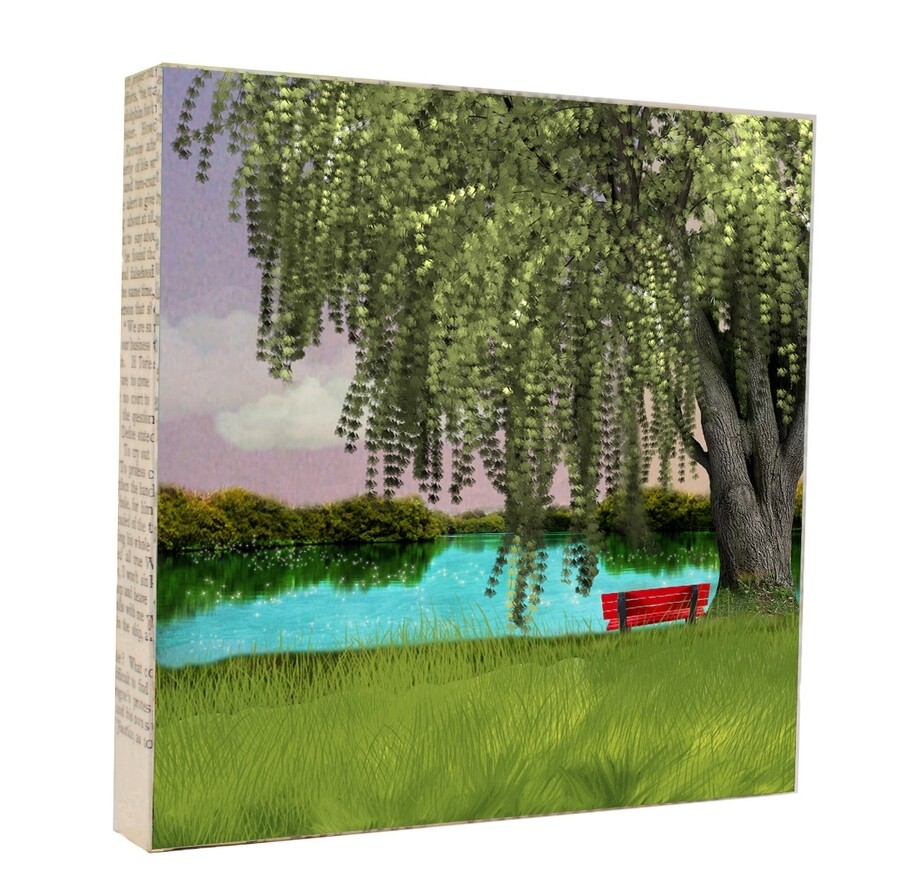 Park Bench 5x5 Art Block