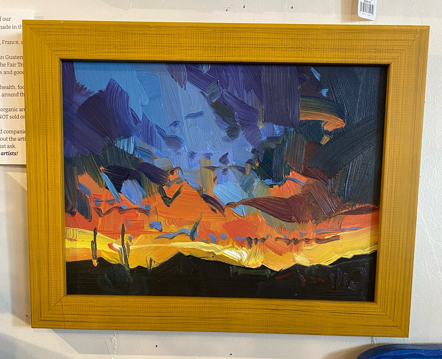 Southwestern Sunsets Original Oil Canvas 9x12
