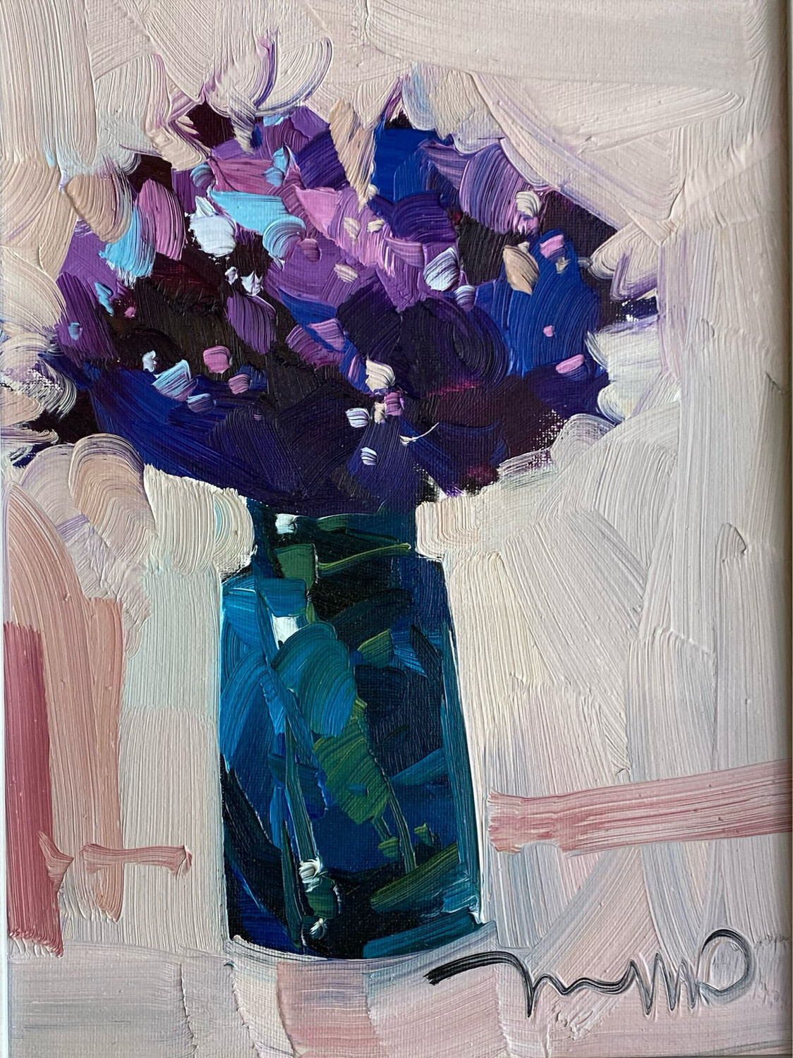 Blue Vase Print  16x20