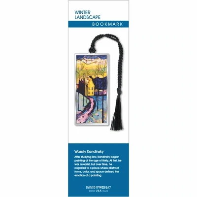 Kandinsky Winter Landscape Metal Bookmark