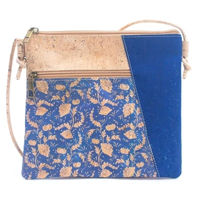 Women's Natural Cork Crossbody Bag  BAGP-249 - A Women's Natural Cork Crossbody Bag  BAGP-249 - A
