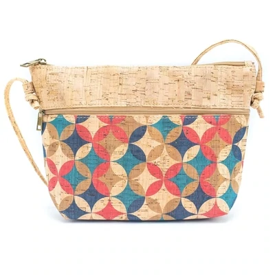 Various patterns Cork Crossbody women Bag BAGD-312 - E Various patterns Cork Crossbody women Bag BAGD-312 - E