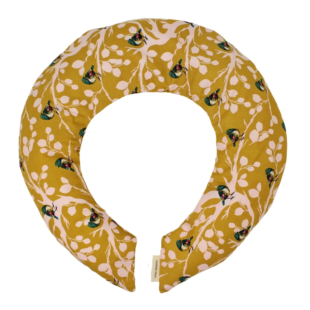 Neck Wrap - Lavender 371 | Blue Bird on Mustard