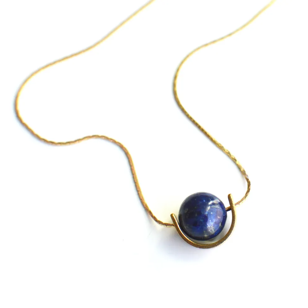 Eclipse Necklace - Lapis Lazuli