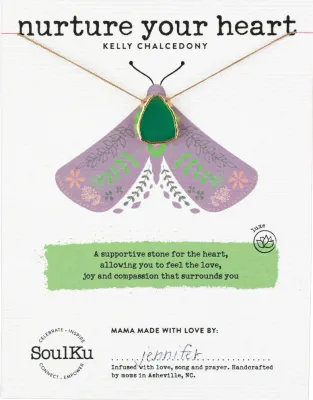 Kelly Chalcedony Alchemy Necklace for Nurture Your Heart